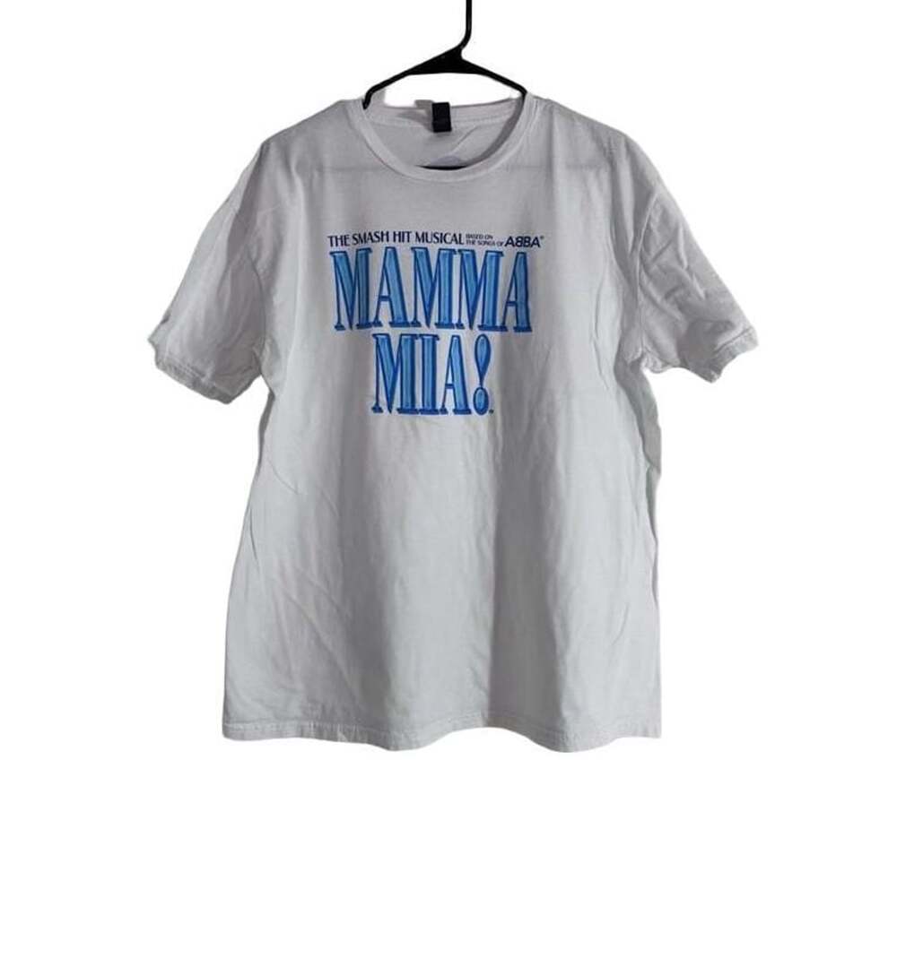 Mamma Mia! The Smash Hit Musical 25th Anniversary Tour White T-Shirt XL